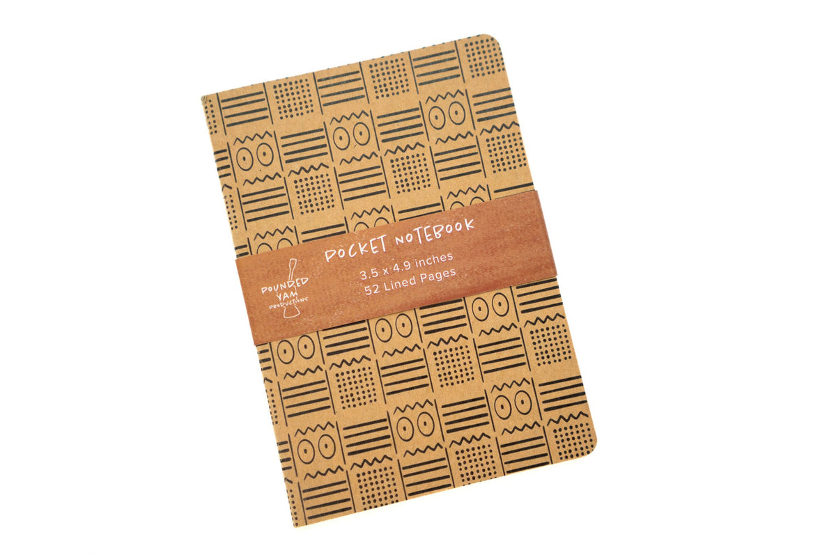 African Print Pocket Notebook - Eyes