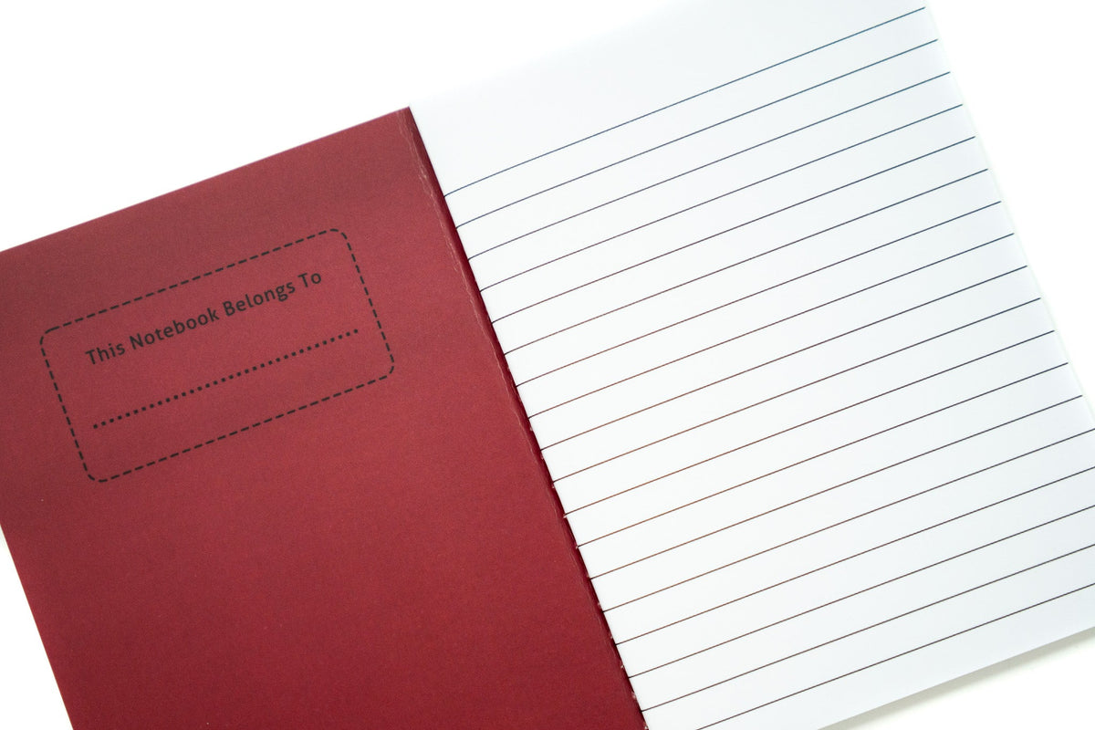 African Print Ankara Pocket Notebook - Red and Yellow