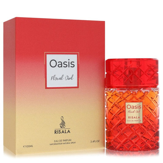 Risala Oasis Floral Oud by Risala - Eau De Parfum Spray 3.4 oz