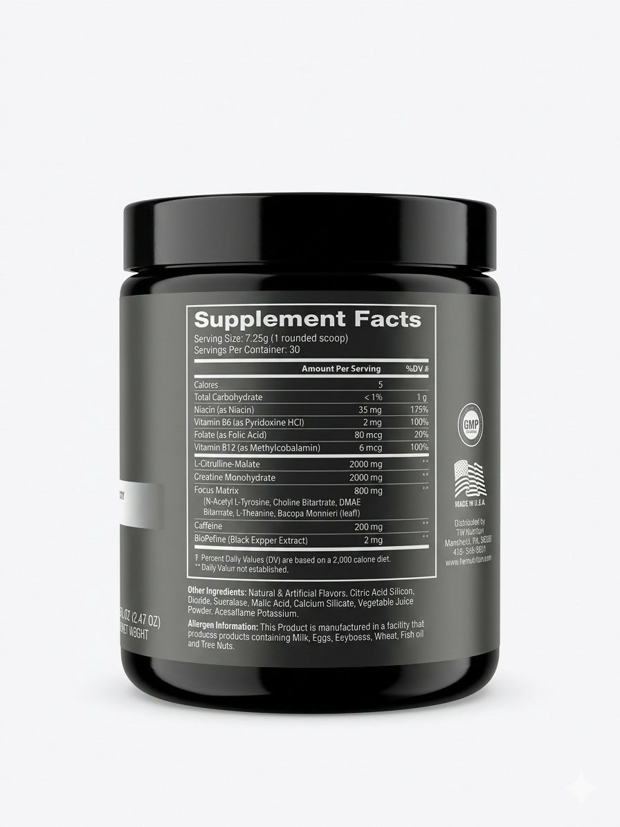 TW Nutrition ADAPT Fruit Punch Pre-Workout Powder 30 Servings 8/2027