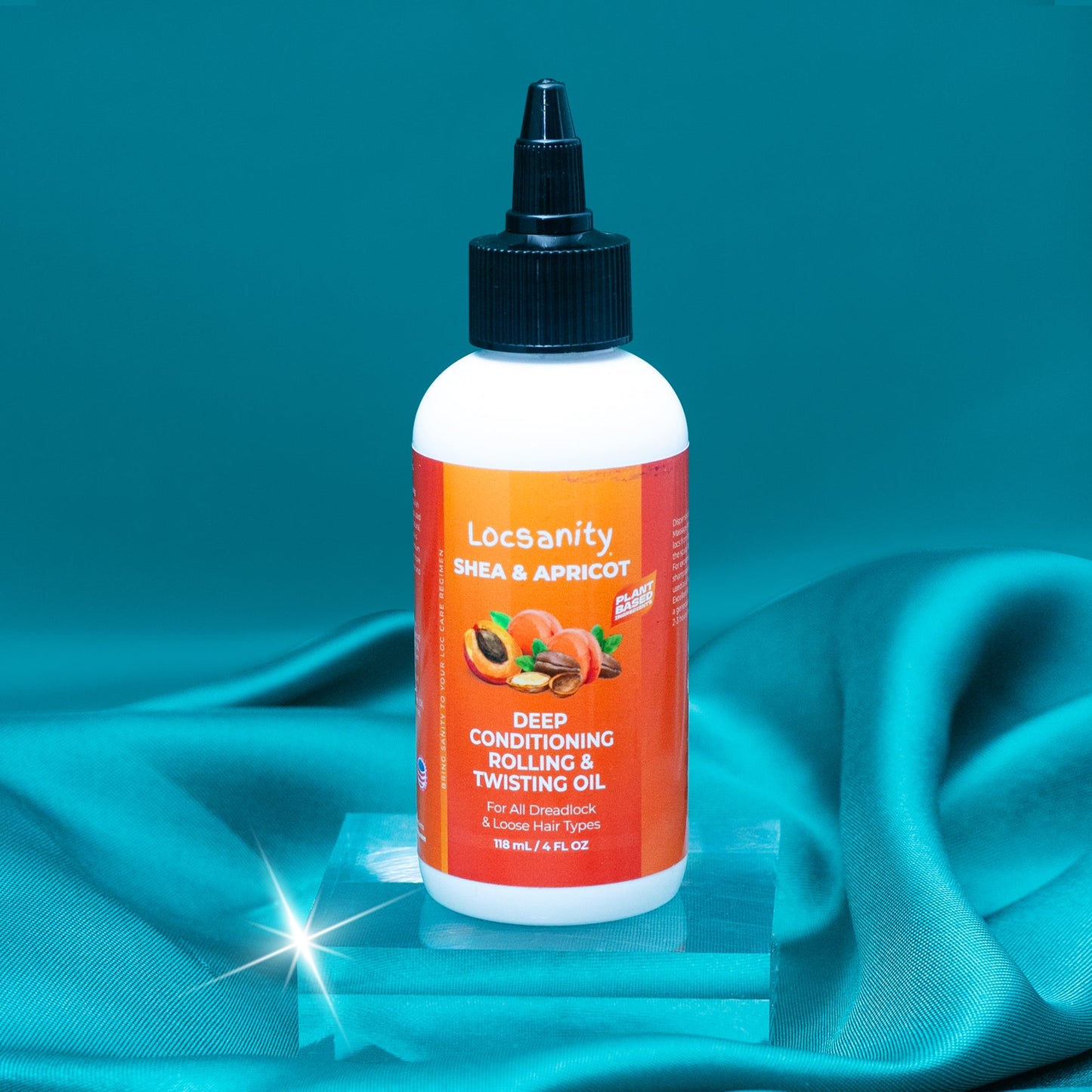 Locsanity Shea & Apricot Loose, Natural Strength & Growth Formula Dreadlock Natural Hair Rolling and Conditioning Oil