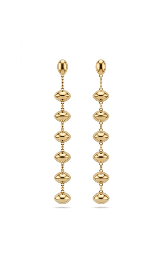 Venus Drop Earrings Gold