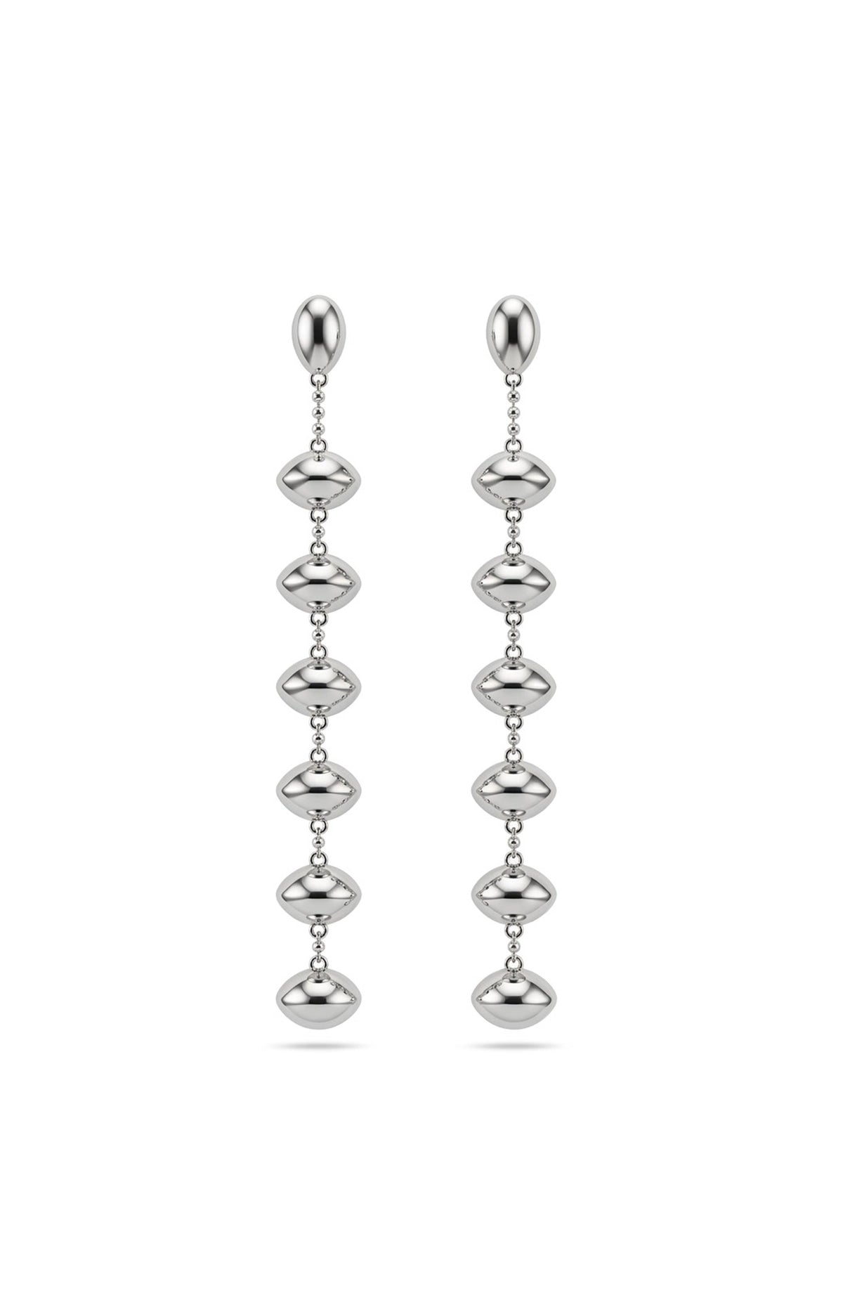 Venus Drop Earrings Silver