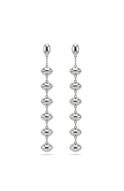 Venus Drop Earrings Silver
