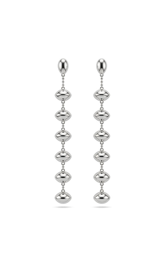 Venus Drop Earrings Silver