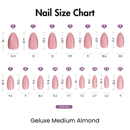 Kayla Geluxe™ Nails – French Tip with Pink Shimmer