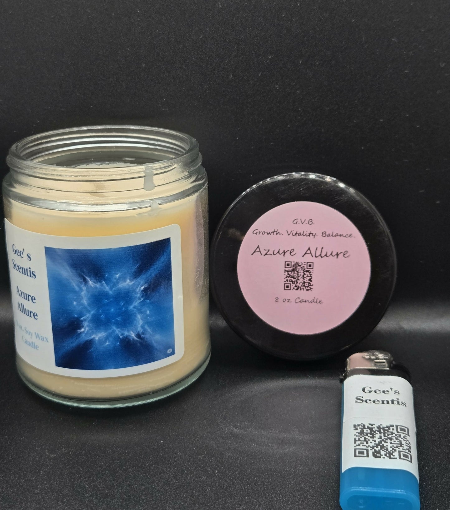 Azure Allure Masculine 8 OZ candle — **FATHER’S DAY SPECIAL**
