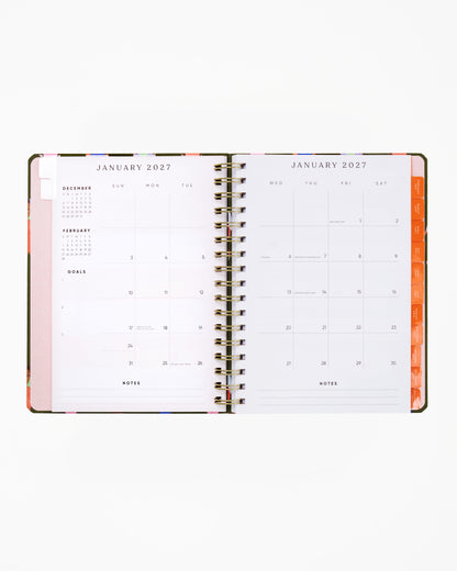 2027 12 Month Weekly/Monthly Planner - A Step Forward