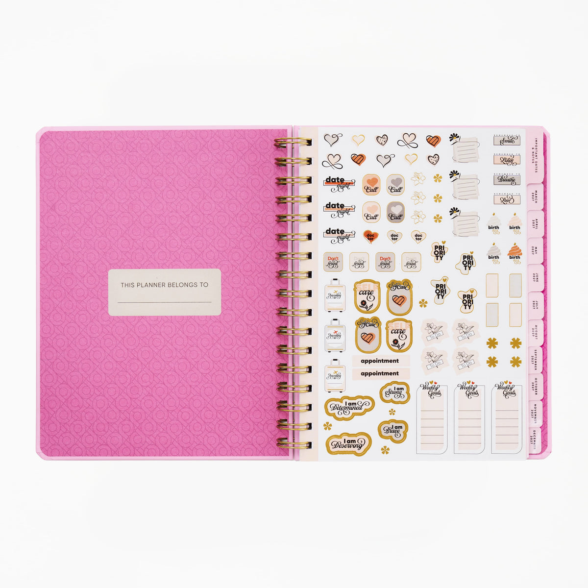 2027 12 Month Weekly/Monthly Planner - Everything is Fine
