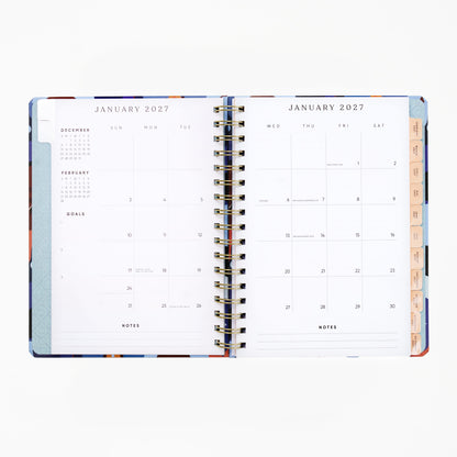 2027 12 Month Weekly/Monthly Planner - Fresh Starts