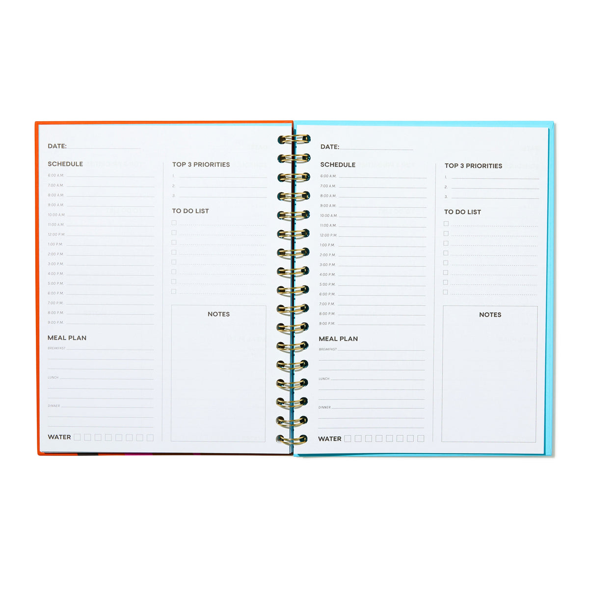 Daily Priorities Undated Planner
