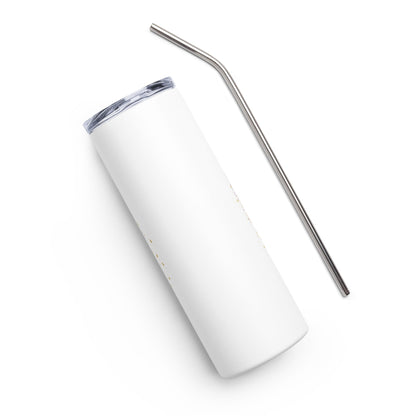 Girls Today Engineers Tomorrow Slim Steel Tumbler - White