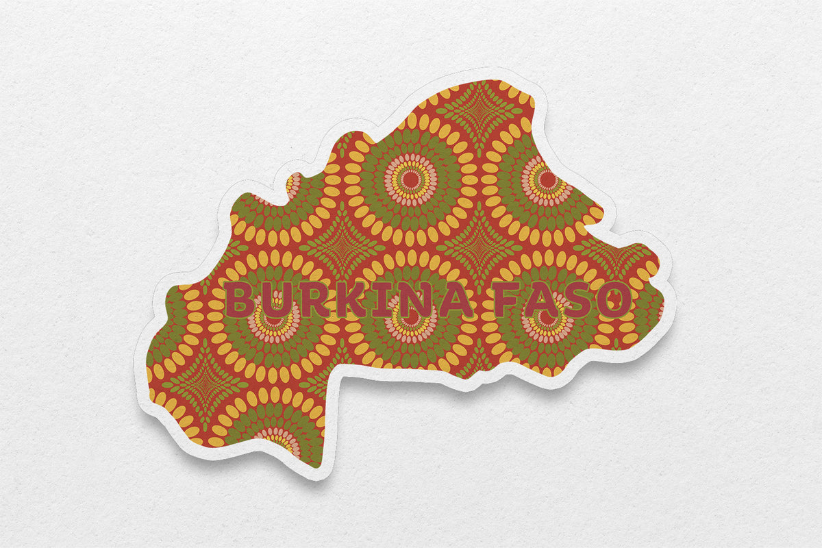 Burkina Faso Sticker (West Africa)