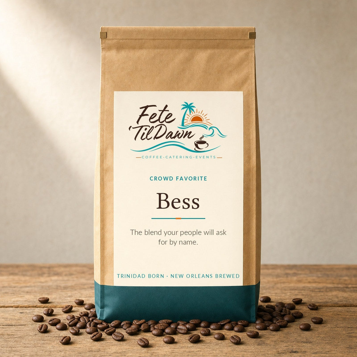 Fete 'Til Dawn Bess coffee blend, included in the Fete Flight sampler