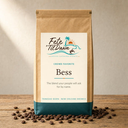 Fete 'Til Dawn Bess coffee blend, included in the Fete Flight sampler