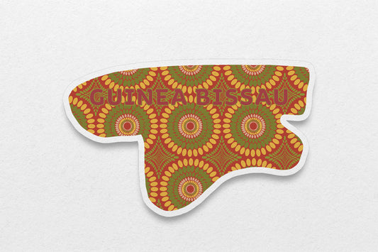 Guinea Bissau Sticker (West Africa)