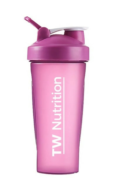 TW Nutrition 28 Oz Protein Shaker Bottle Shaker Cup CL/Purple BPA Free No Leak