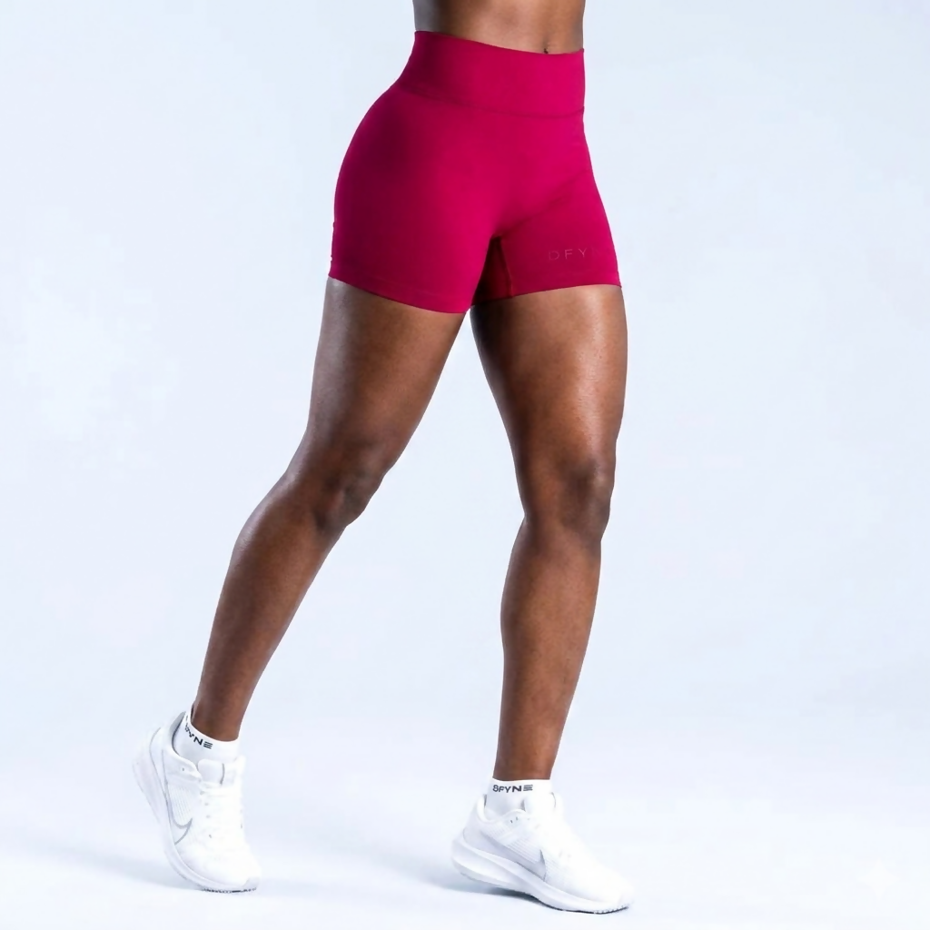TW Nutrition Seamless Sculpt Yoga Shorts Red Large (L)