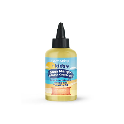 Locsanity Kids Shea Mango & Black Castor Oil Deep Conditioning, Rolling and Twisting Oil