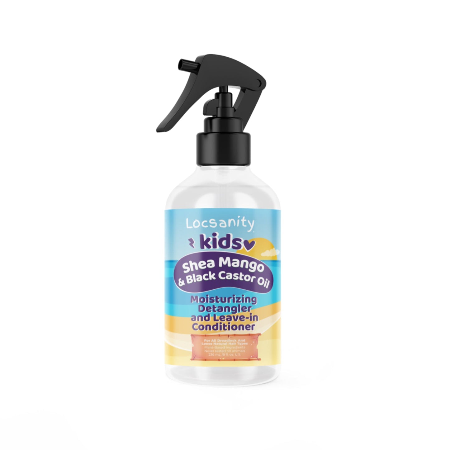 Locsanity Kids Shea Mango & Black Castor Oil Moisturizing Detangler and Leave-in Conditioner