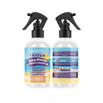 Locsanity Kids Shea Mango & Black Castor Oil Moisturizing Detangler and Leave-in Conditioner