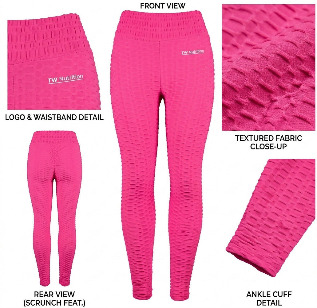 TW Nutrition Pink Medium (M) Women butt lift Leggings
