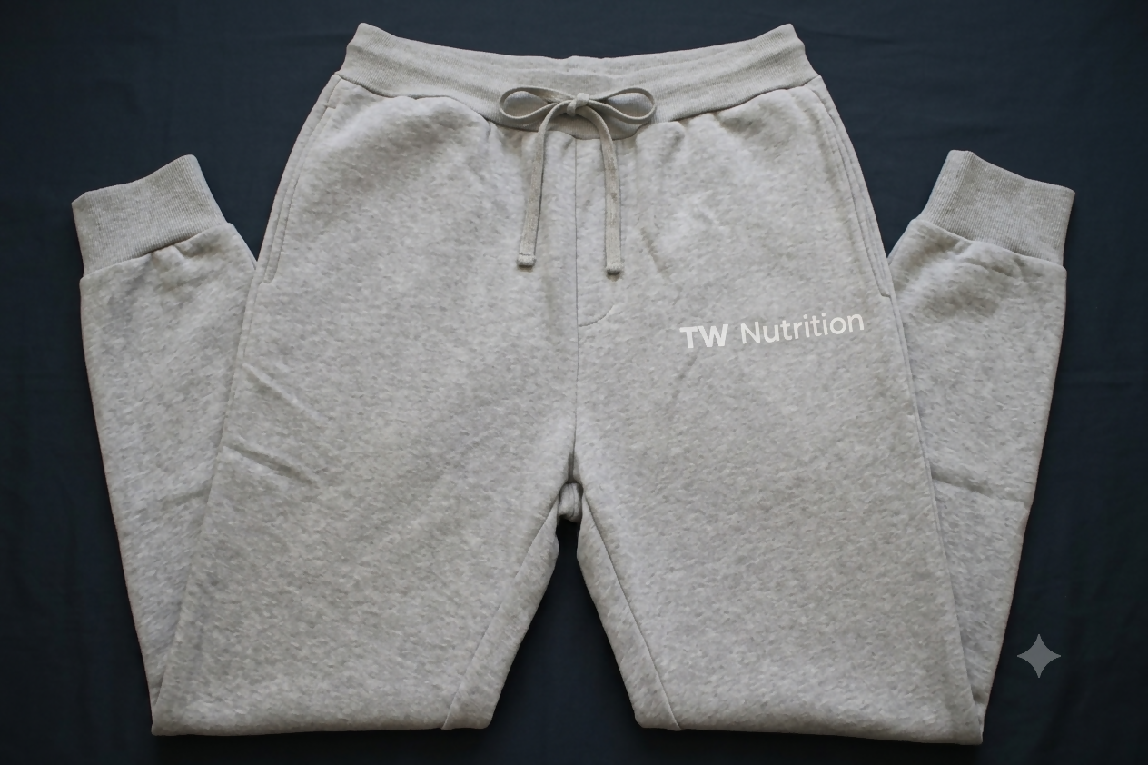 TW Nutrition Logo Men's Gray Jogger Sweat Pants