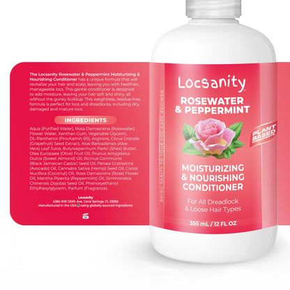 Rosewater and Peppermint Moisturizing and Nourishing Conditioner