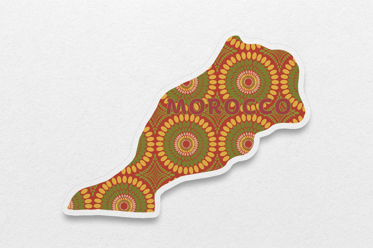 Morocco Sticker (North Africa)