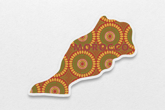 Morocco Sticker (North Africa)