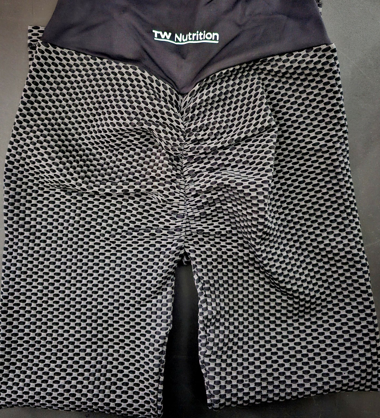 TW Nutrition High Waist Tight Butt Lift Leggings Black XLarge (XL)