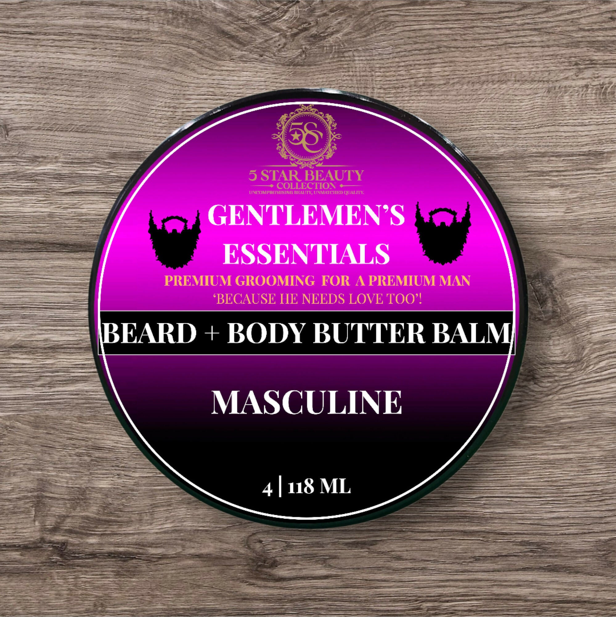 5 Star Beauty Collection Beard & Face Butter Balm - Thumbnail 4