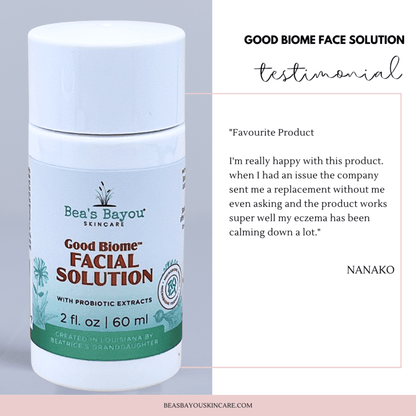 Prebiotic Facial Solution: Liquid AHA + BHA Serum | YeastDefense®️