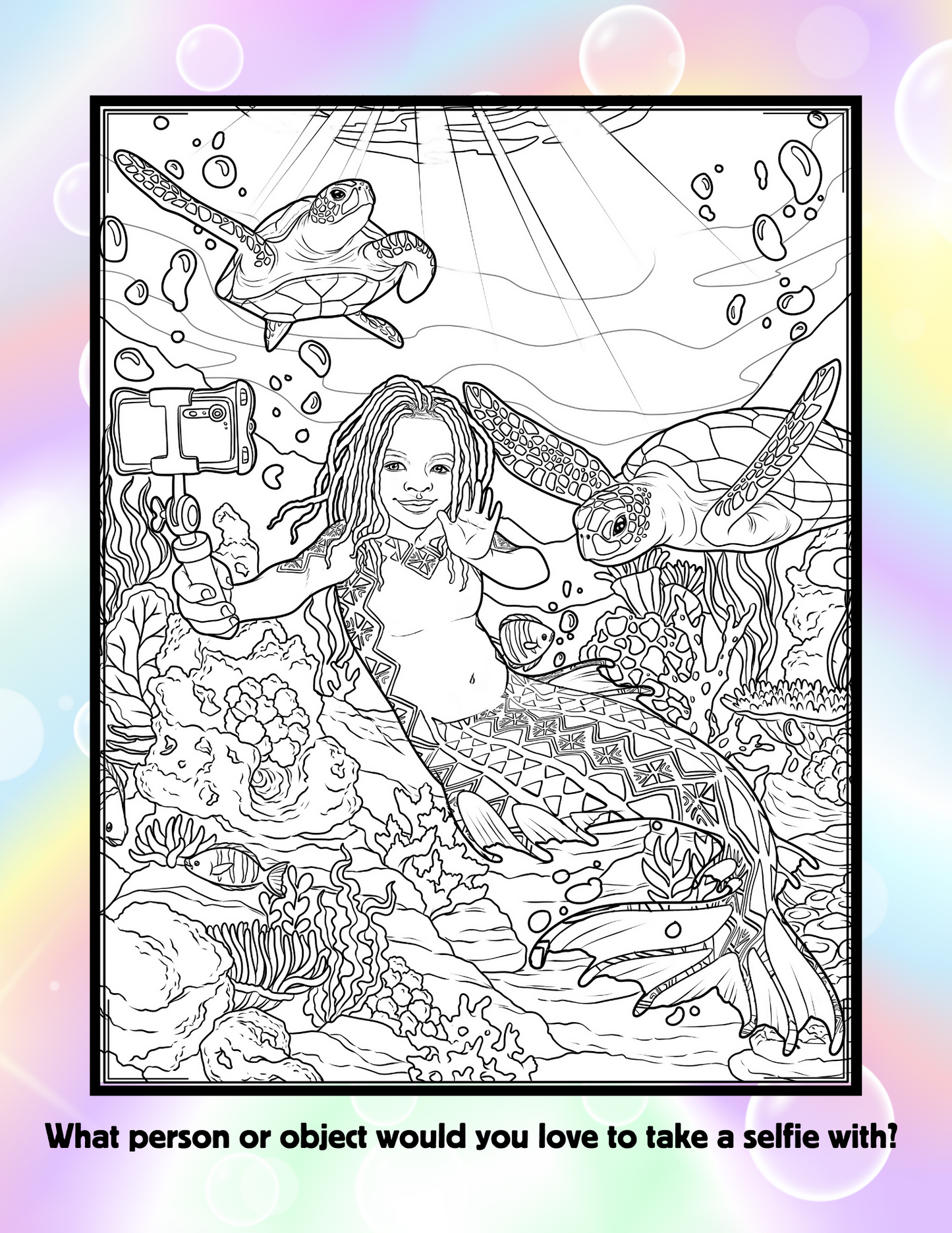 I Dream of Mermaids Coloring and Activity Book for Kids Ages 8 - 12