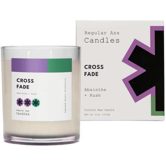 Cross Fade, Absinthe + Kush 11oz Candle