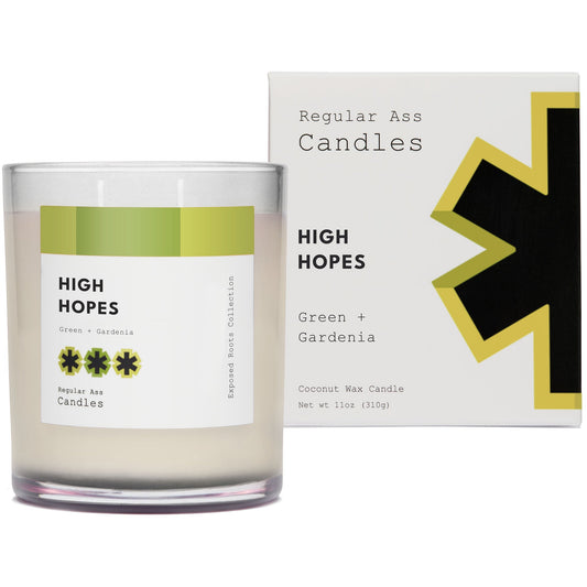 High Hopes, Green + Gardenia 11oz Candle