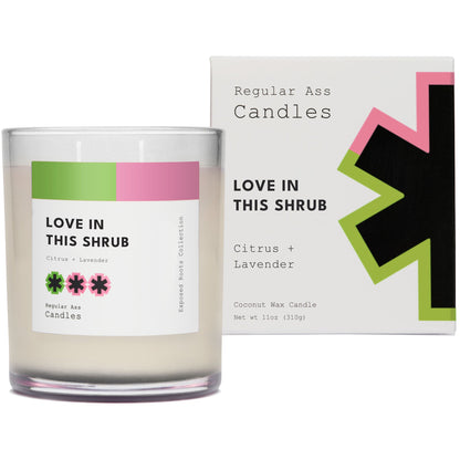 Love in This Shrub, Citrus + Lavender 11oz Candle