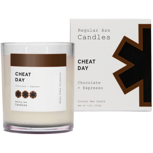 Cheat Day, Chocolate + Espresso 11oz Candle