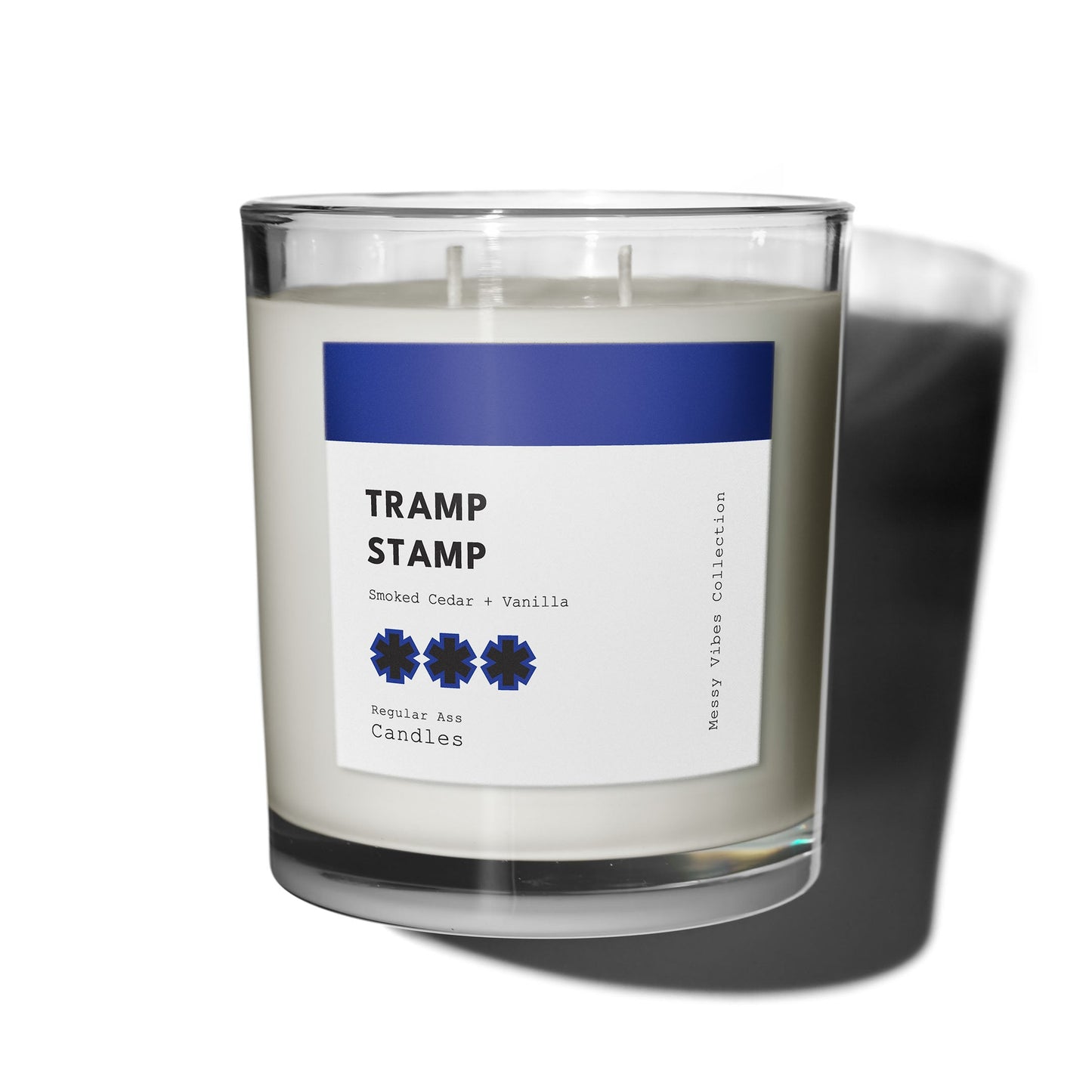 Tramp Stamp, Smoked Cedar + Vanilla 11oz Candle