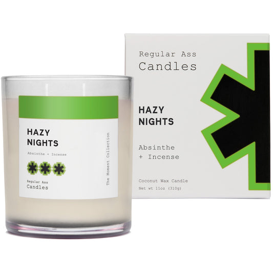 Hazy Nights, Incense + Vanilla 11oz Candle