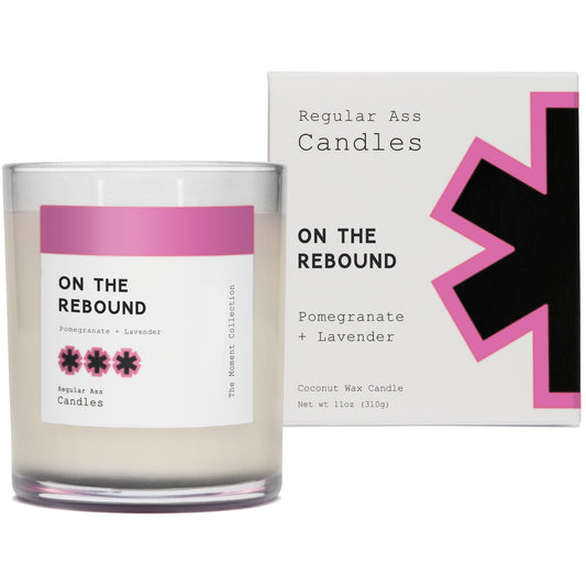 On the Rebound, Pomegranate + Lavender 11oz Candle