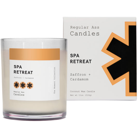 Spa Retreat, Saffron + Cardamom 11oz Candle