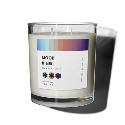 Mood Ring, Black Plum + Amber 11oz Candle