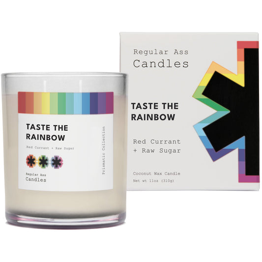 Taste the Rainbow, Red Currant + Pink Sugar 11oz Candle