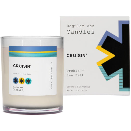 Cruisin', Sea Salt + Rhubarb 11oz Candle