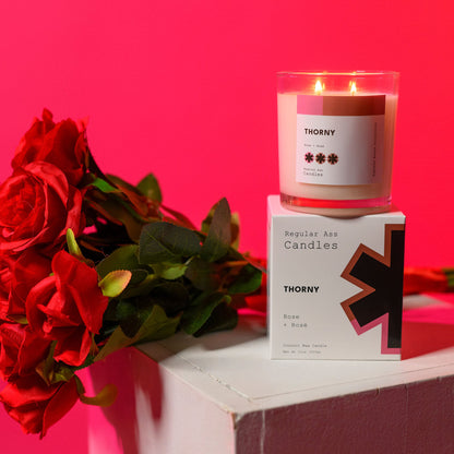 Thorny, Rose + Rosé 11oz Candle