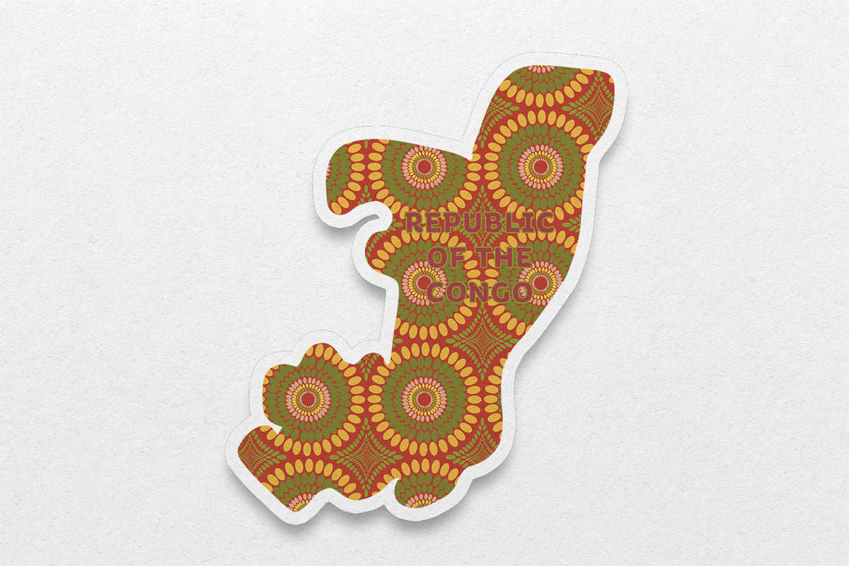Republic of the Congo Sticker (Central Africa)