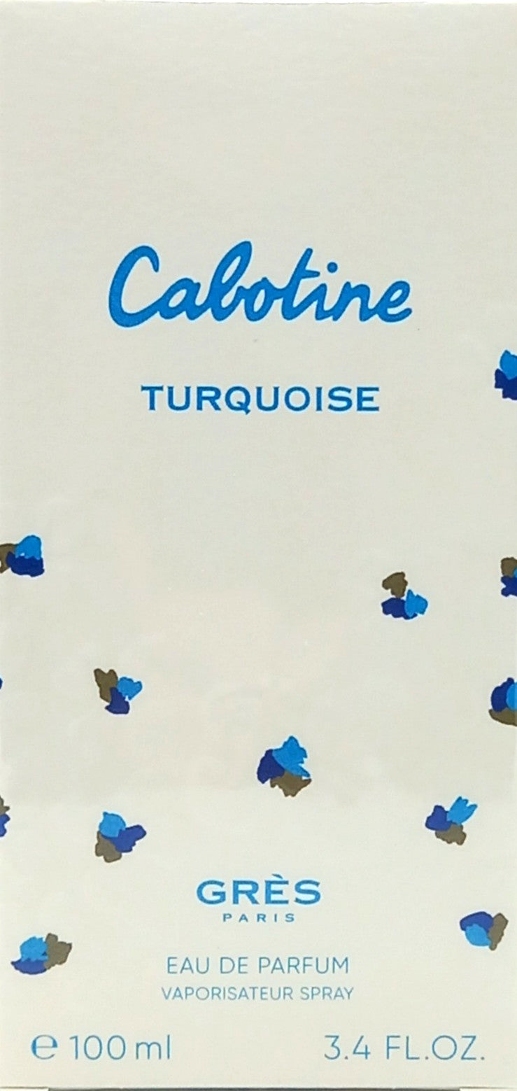 PARFUMS GRES CABOTINE TURQUOISE EAU DE PARFUM SPRAY WOMEN 3.4 Oz / 100 ml NEW!!!