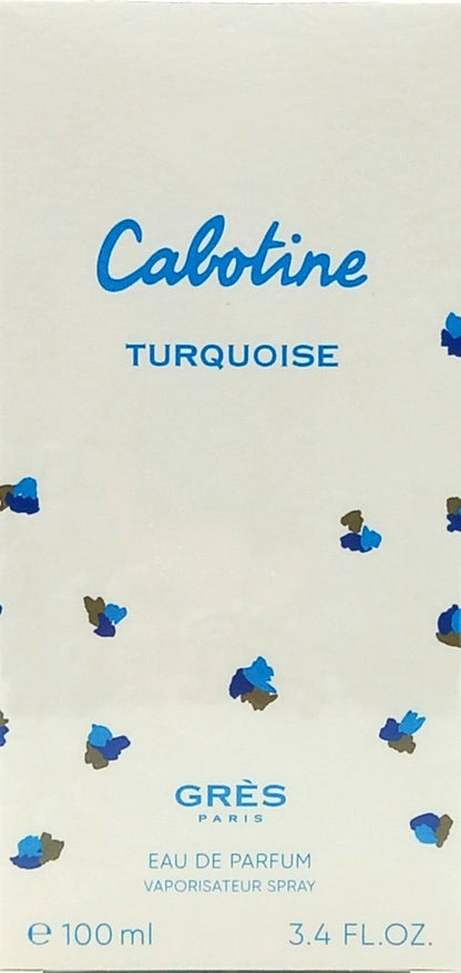 PARFUMS GRES CABOTINE TURQUOISE EAU DE PARFUM SPRAY WOMEN 3.4 Oz / 100 ml NEW!!!
