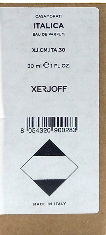 XERJOFF CASAMORATI ITALICA EAU DE PARFUM SPRAY UNISEX 1.0 Oz / 30 ml BRAND NEW!